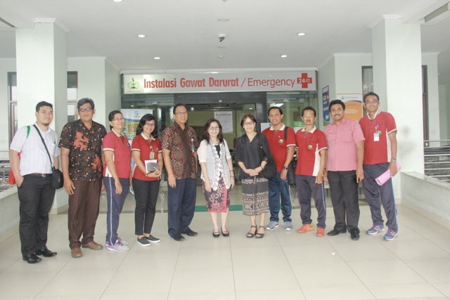 Kunjungan Kepala Departemen Radiotherapy RS Dr. Cipto 