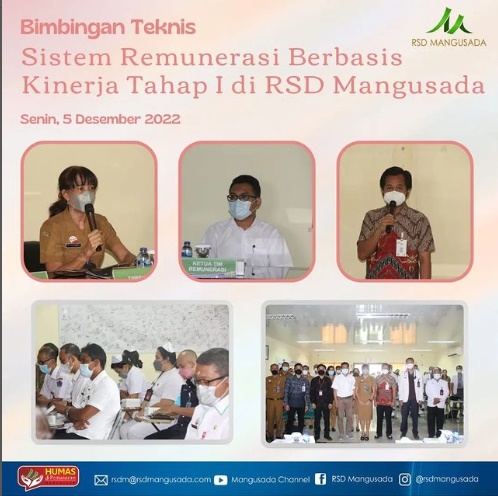 Bimbingan Teknis Sistem Remunerasi Berbasis Kinerja Tahap I Di RSD ...